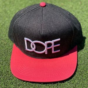 DOPE red and black SnapBack